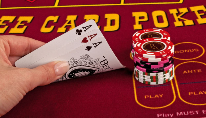 3 card poker at the California Grand Casino Bay area card room