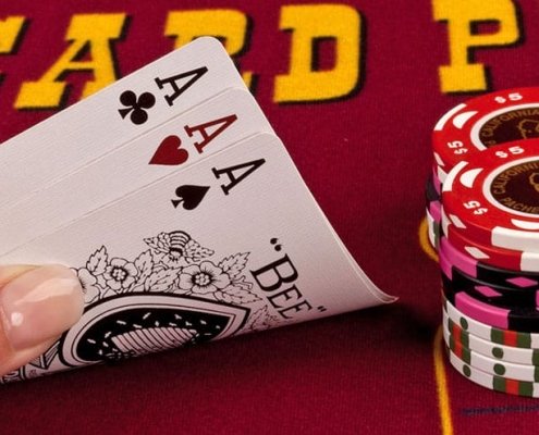 three card poker at the california grand casino